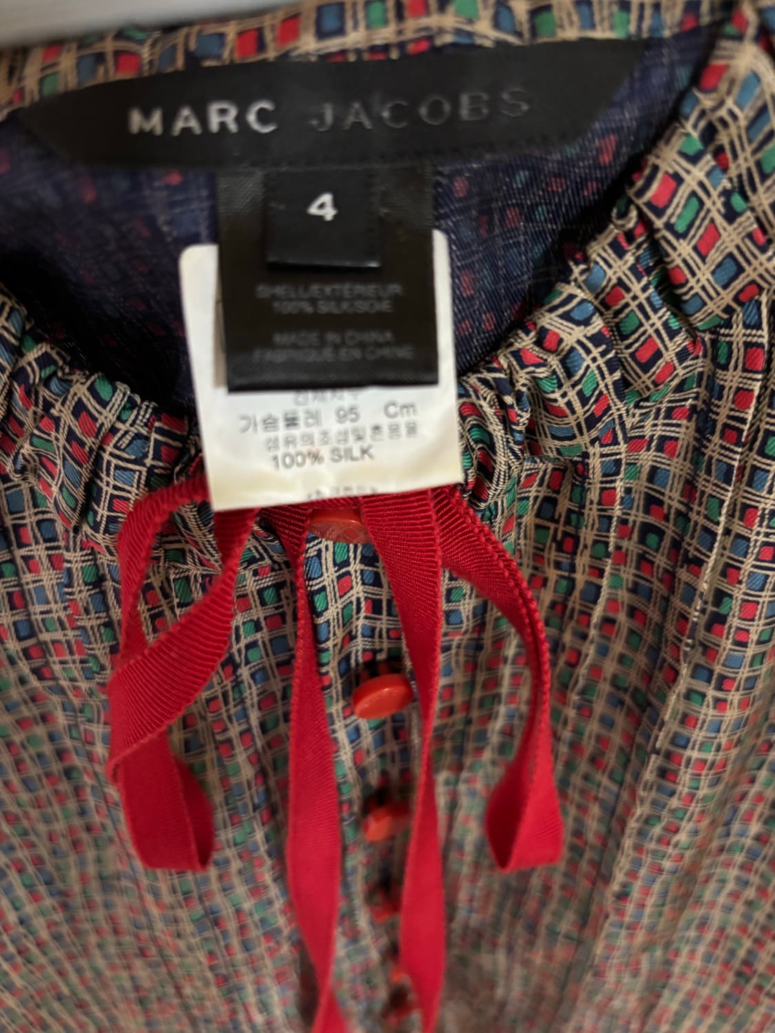 마크제이콥스 Marc Jacobs 실크 민소매 블라우스 55사이즈 상품이미지3