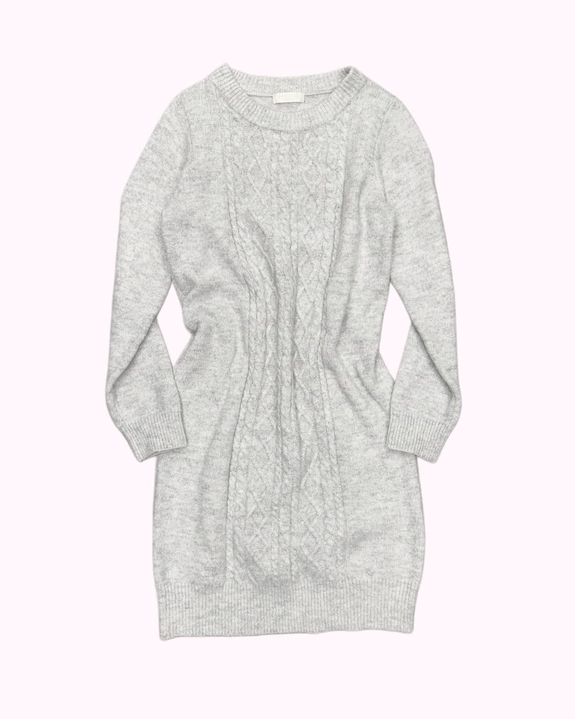 glitter silver knit dress 상품이미지1