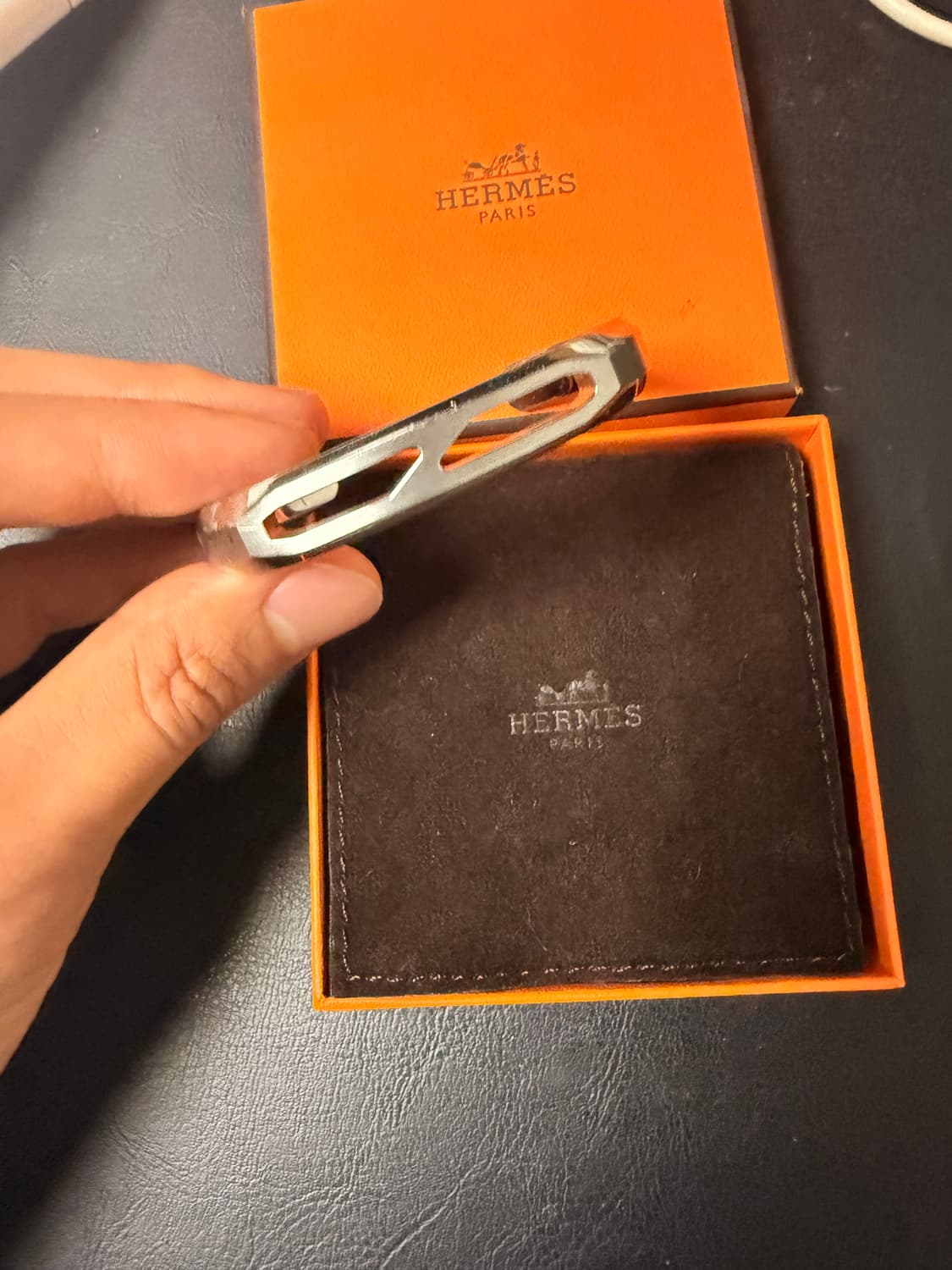 에르메스 실버 뱅글 상품이미지1