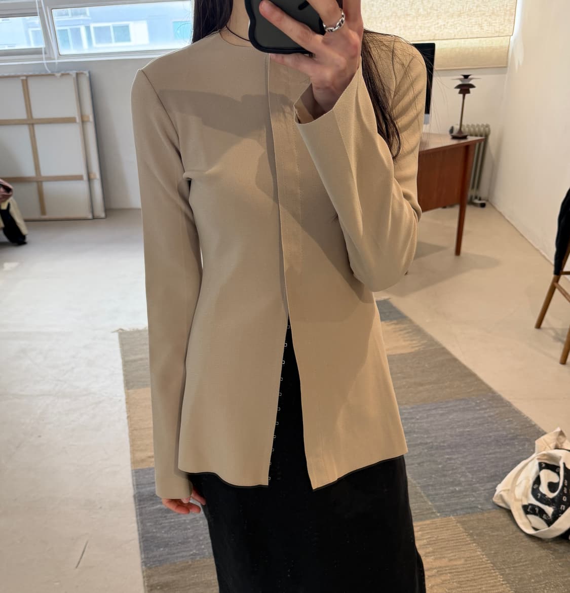 Birrot Lay2 Blouse, Peanut 상품이미지1