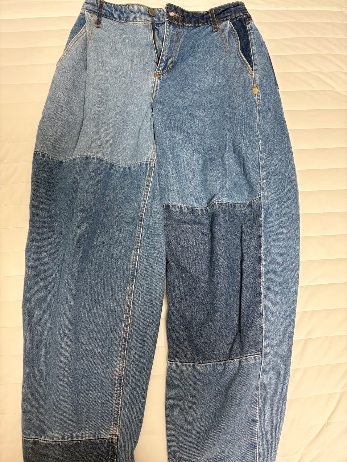 [34] 자라 x 아더에러 배럴 레그 진 블루 상품이미지3