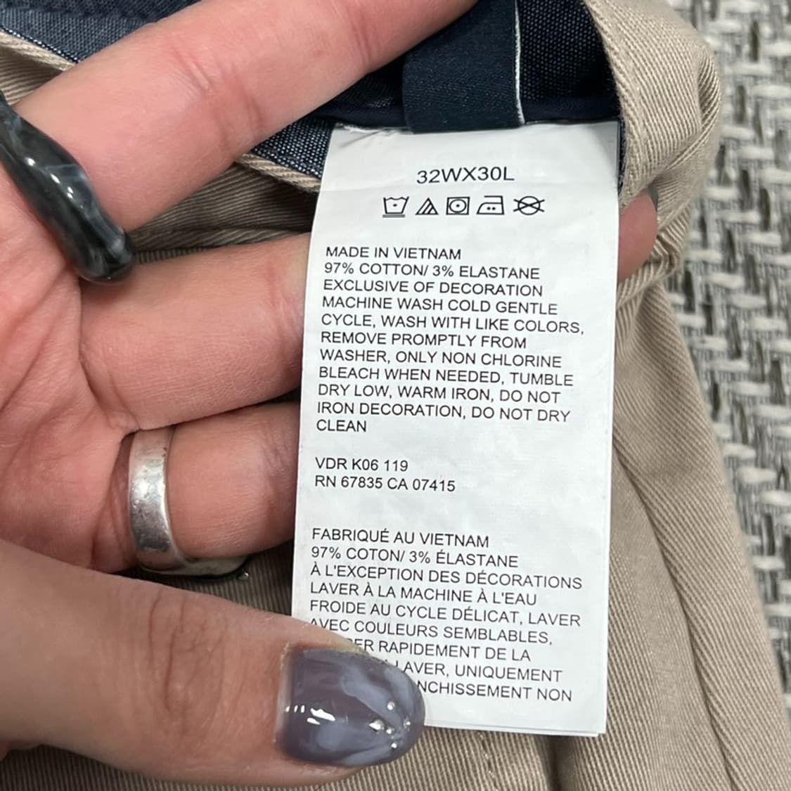 노티카 스트레치 클래식핏 치노팬츠 v0905 상품이미지9