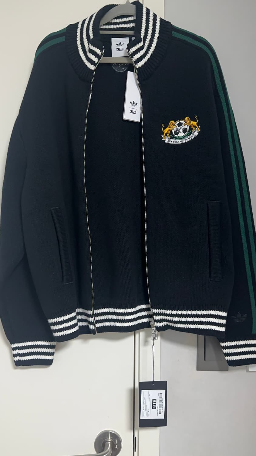 키스x아디다스 니트 자켓 상품이미지1