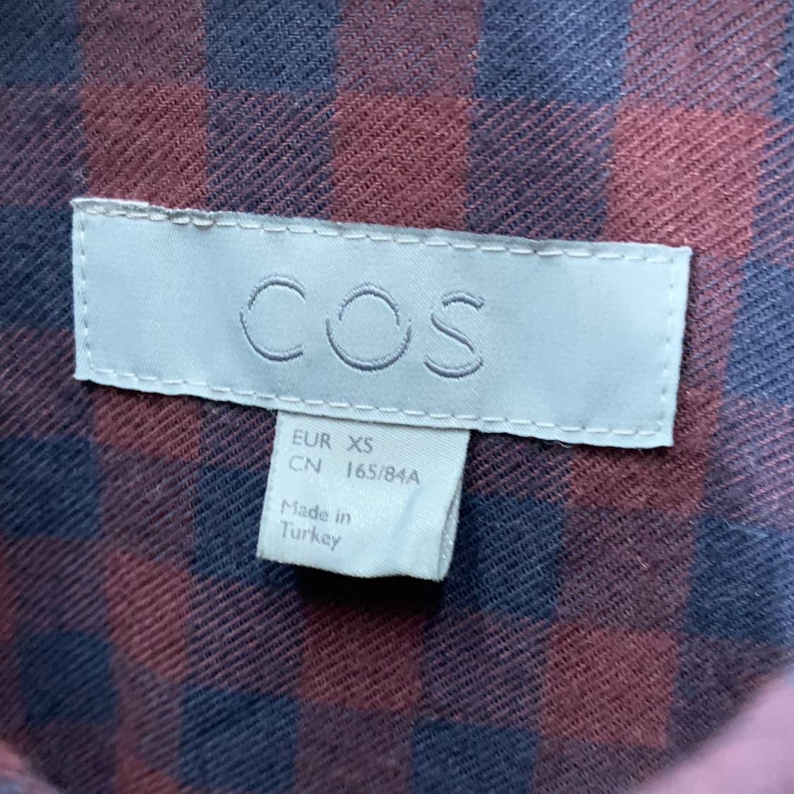 코스 체크 셔츠 남방 상품이미지3