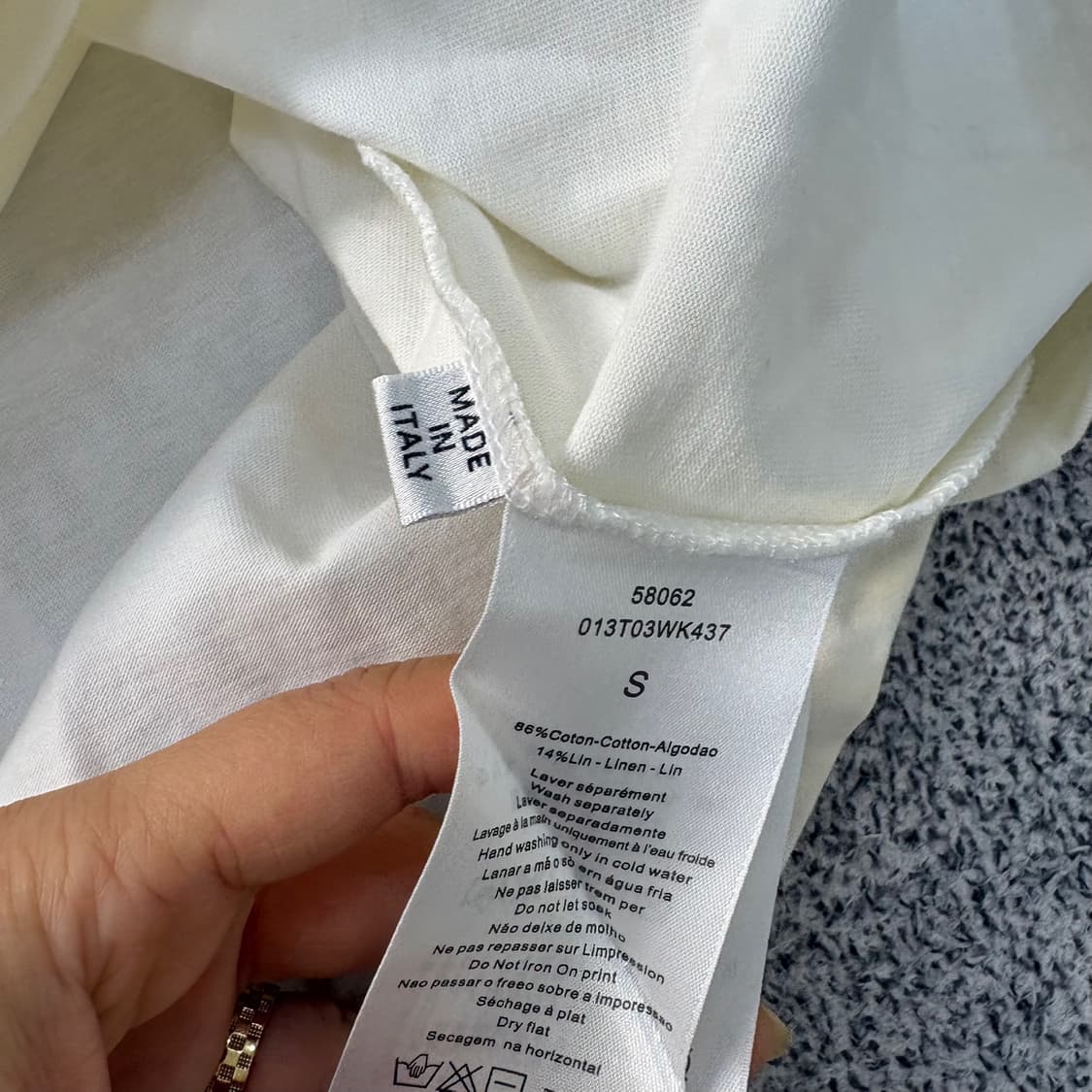 S 남성 반팔 티셔츠 0414J 상품이미지4