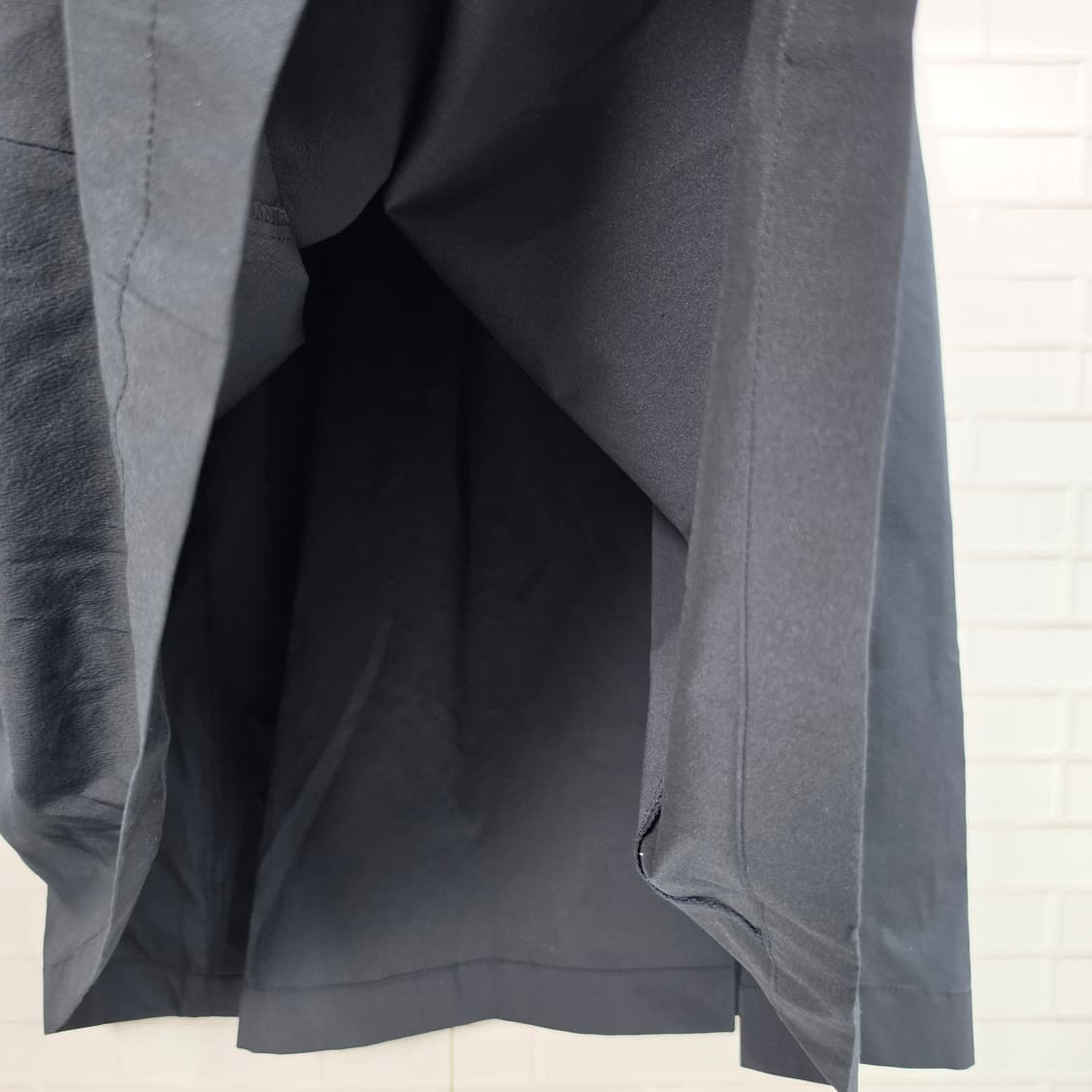 주크 쥬크 퍼프 소매 루즈핏 셔링 롱원피스 드레스 55사이즈 새상품급 상품이미지9