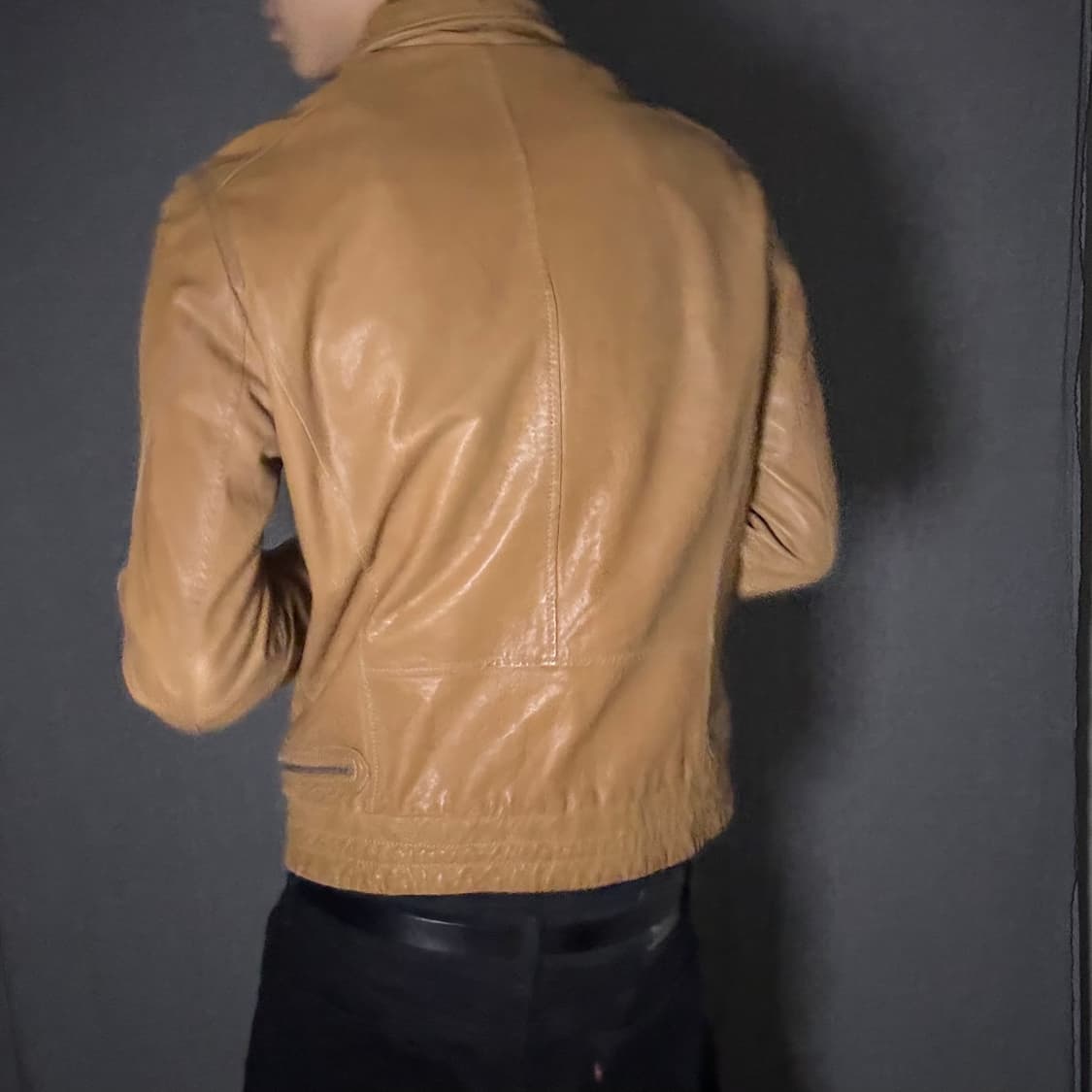 lamb skin leather jacket 상품이미지7