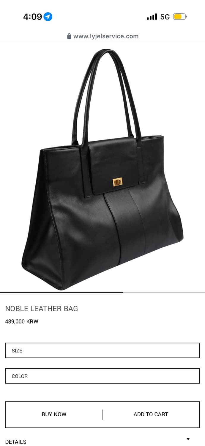 리젤서비스 레더 백 상품이미지1