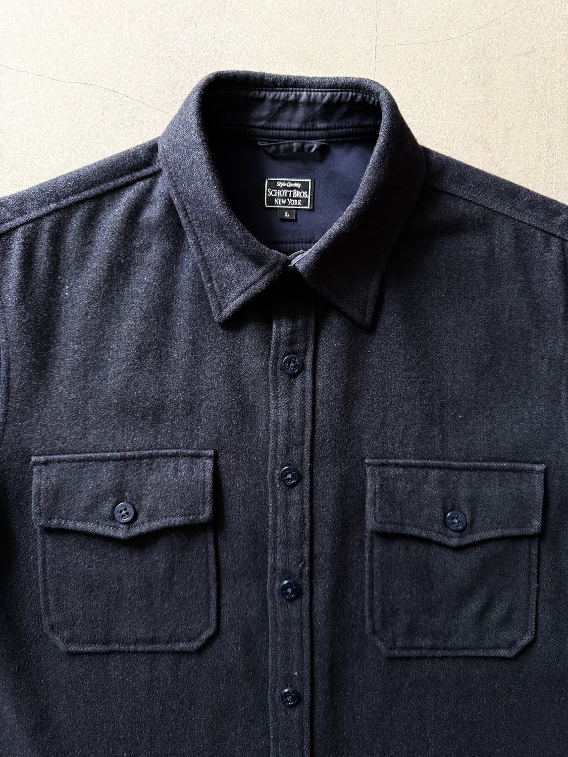 Schott Bros New York Wool Shirts 상품이미지3