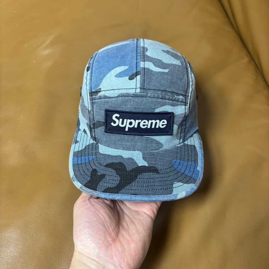 슈프림 캠프캡 모자 박스로고 밀리터리 카모 상품이미지2