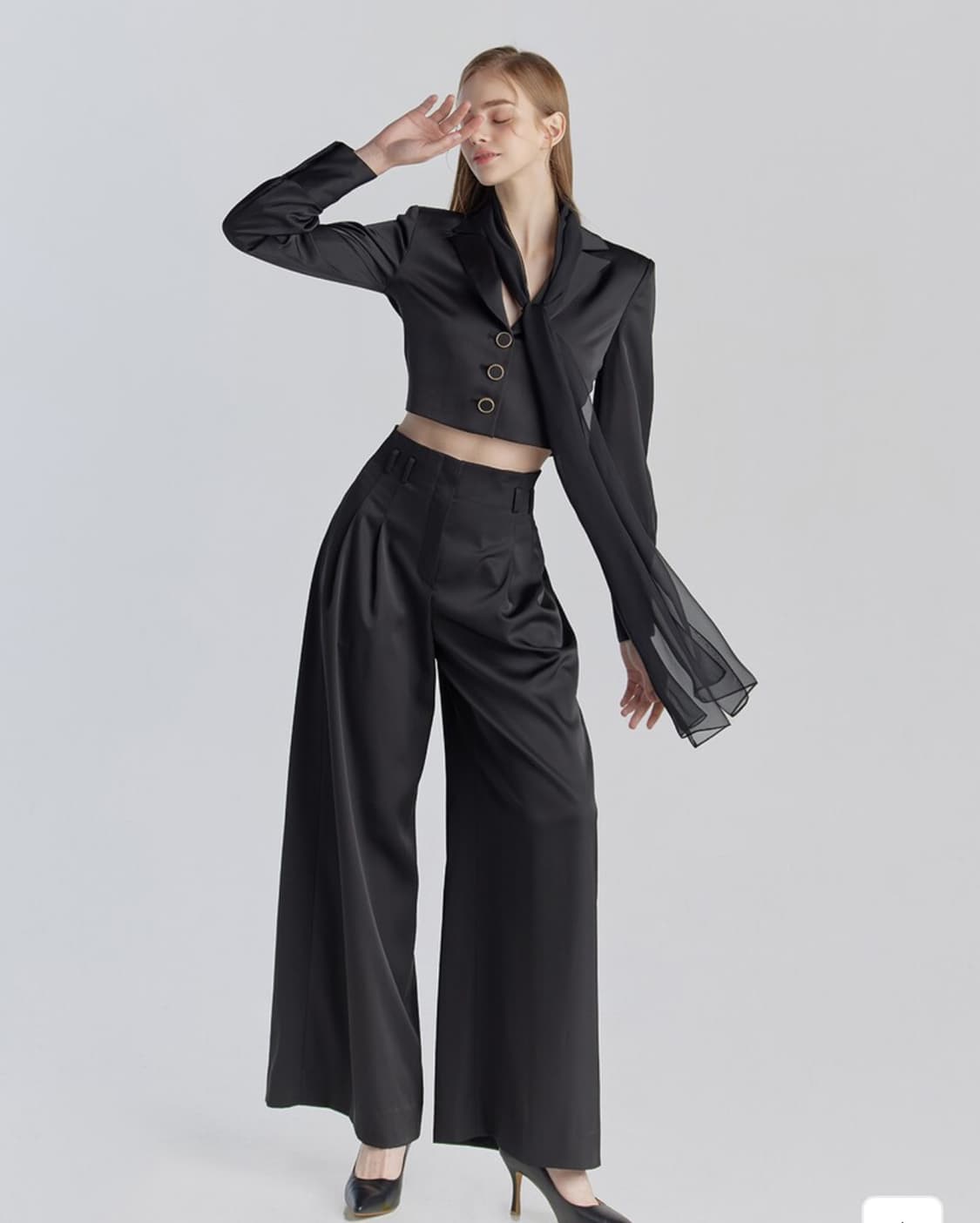 그레이스유 jade 자켓+스카프세트 상품이미지2