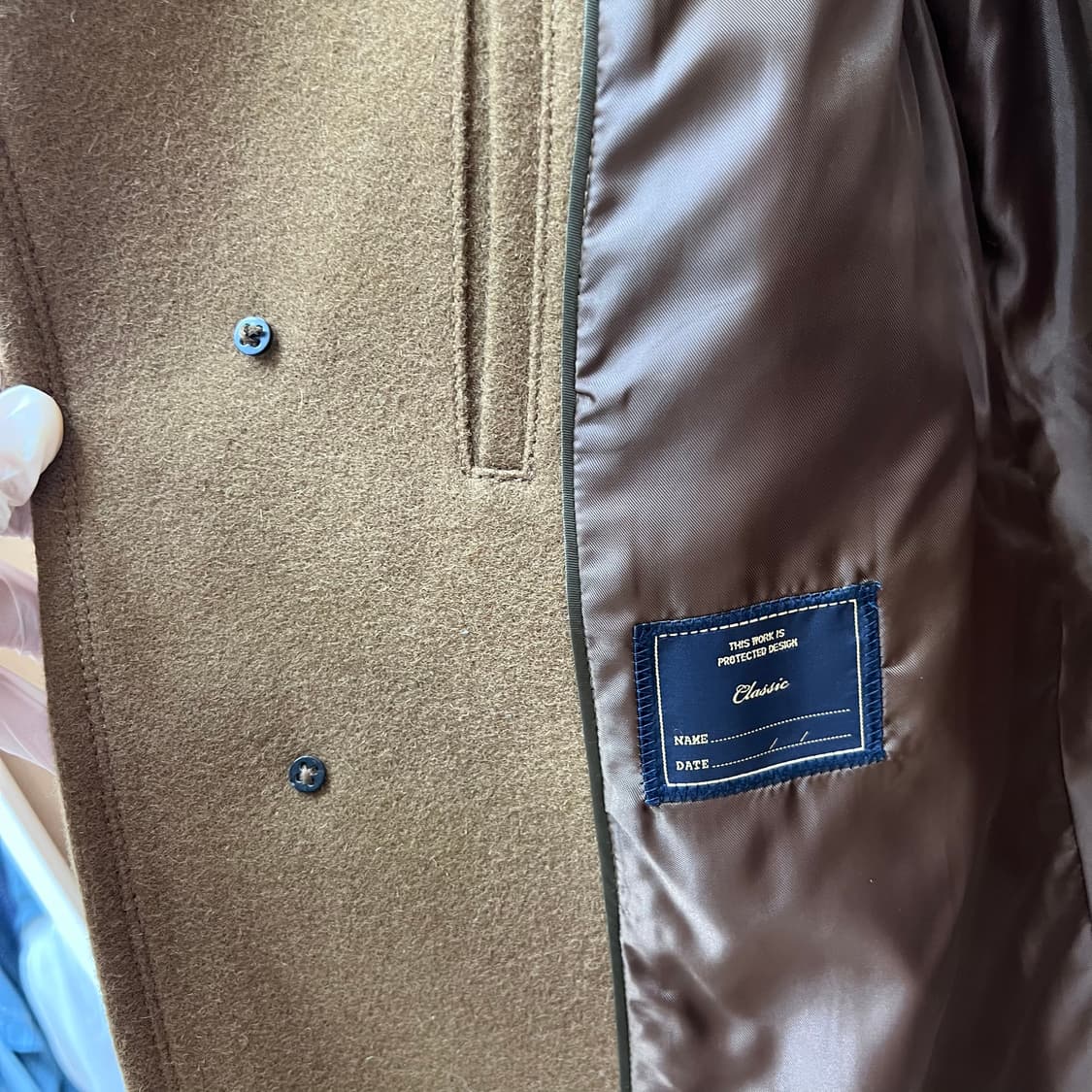 지오지아 하이넥 울 코트  상품이미지5