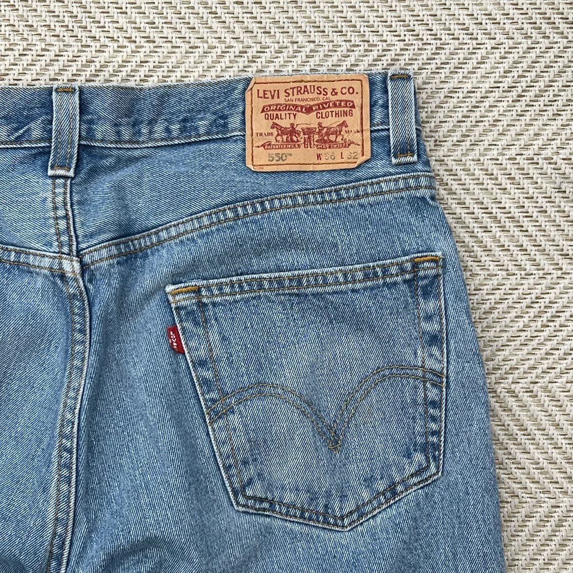 리바이스 550 릴렉스드 데님 팬츠 r2853 상품이미지5