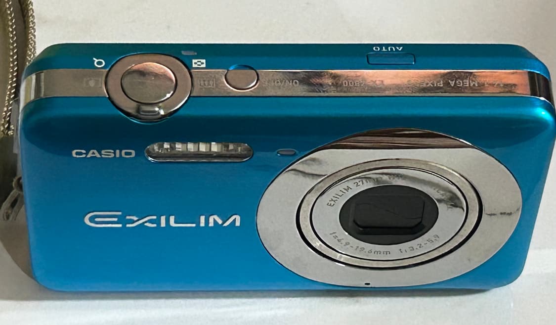 카시오 엑슬림 z800 아쿠아블루 디카 상품이미지4