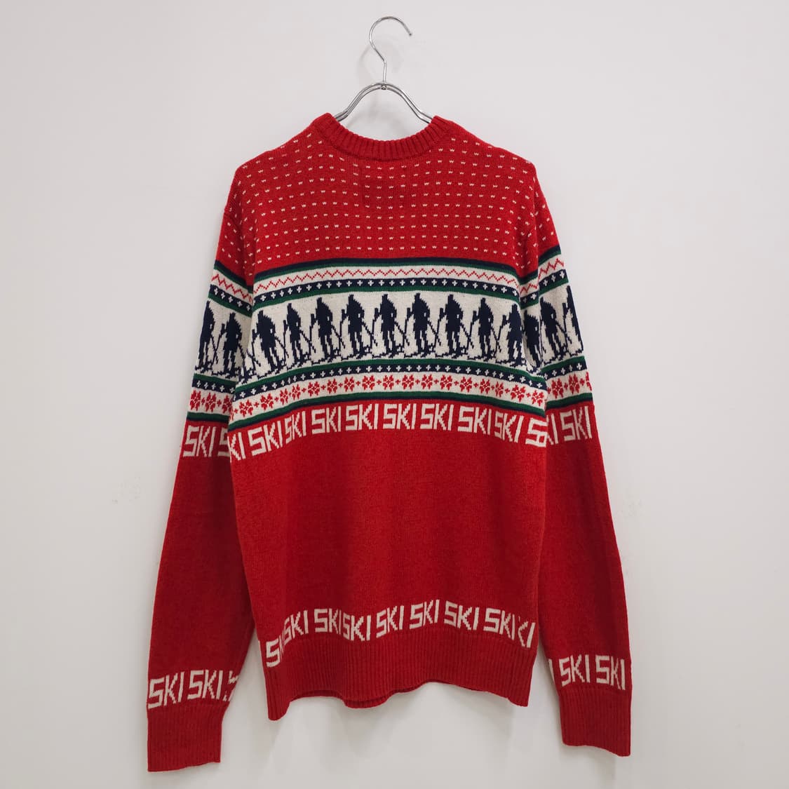 레드 노르딕 니트 상품이미지6