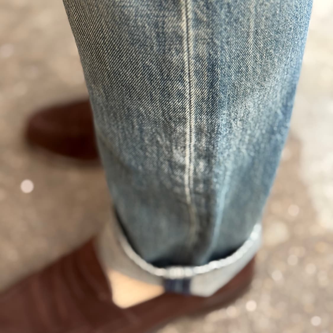 리바이스 501 워시 데님 팬츠 34 상품이미지10