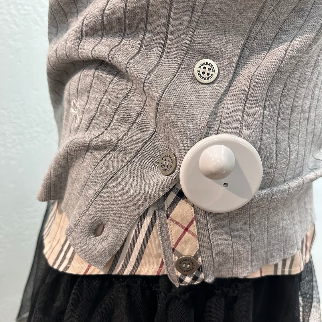 Burberry Baby Pink Knit Top 상품이미지4