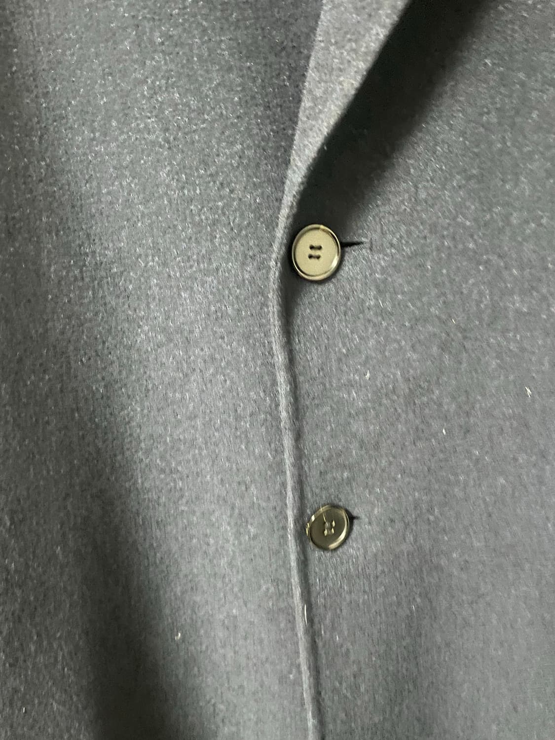 타임옴므 /  울 캐시미어 블랜디드 롱코트/ 105/ 네이비 상품이미지3