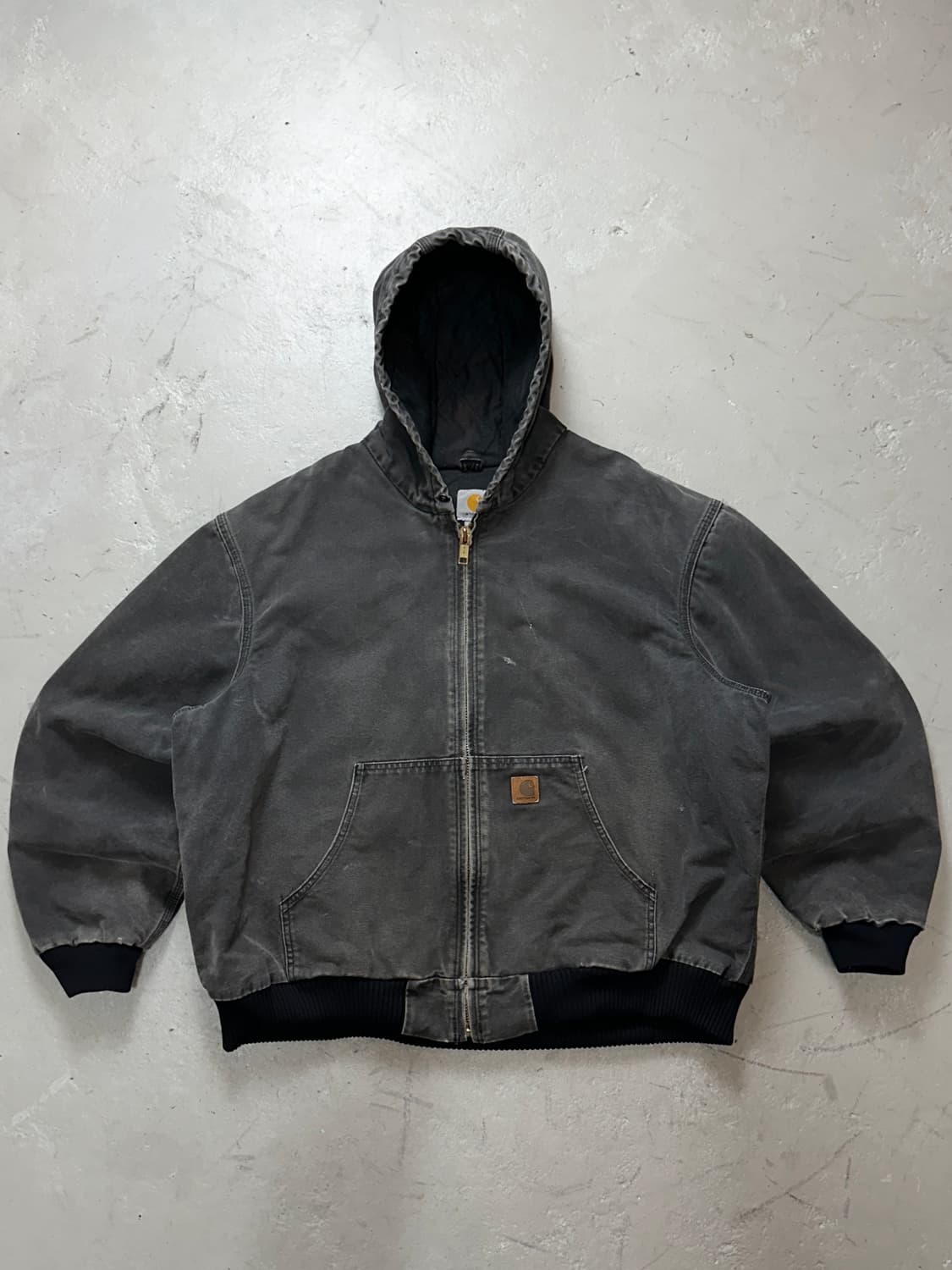 OG 칼하트 J130 BLK 액티브 자켓 칼하트 후드 자켓 상품이미지2