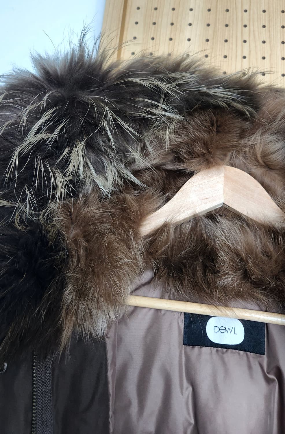 듀엘 폭스퍼 구스다운 야상 패딩 55 상품이미지4