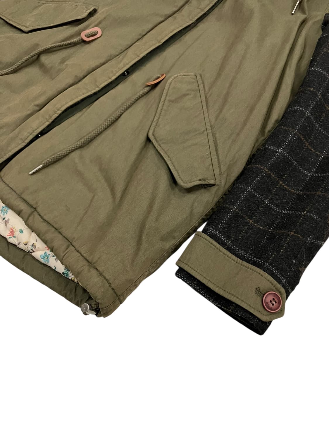 써스데이 아일랜드 빈티지 퀼팅 야상 패딩 S 상품이미지4