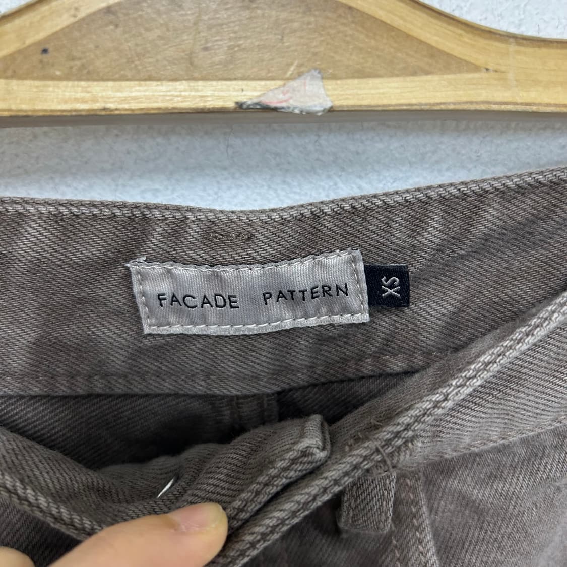 파사드패턴 브라운 워싱팬츠 상품이미지5