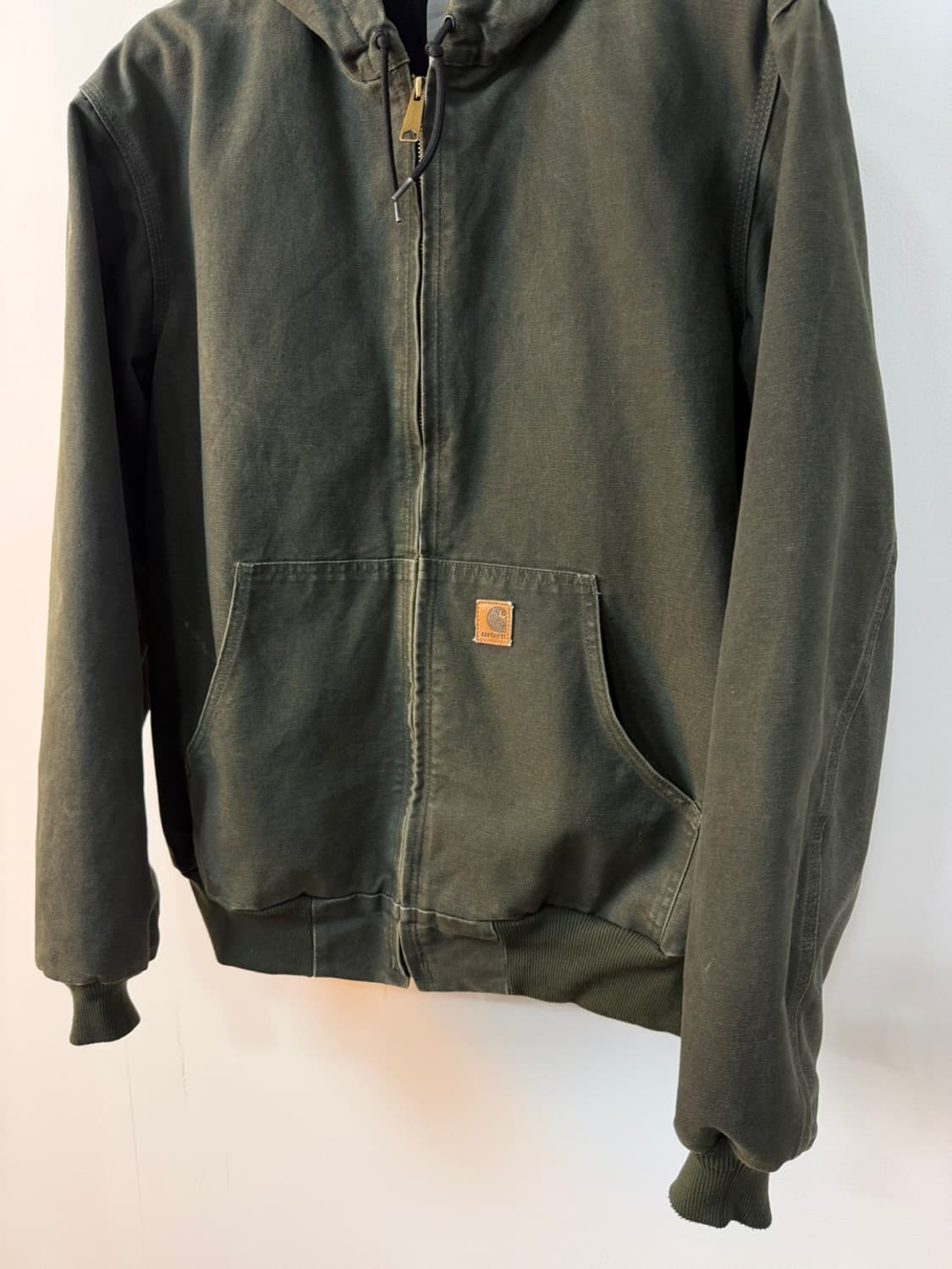 칼하트 모스그린 액티브 워크 자켓  상품이미지4