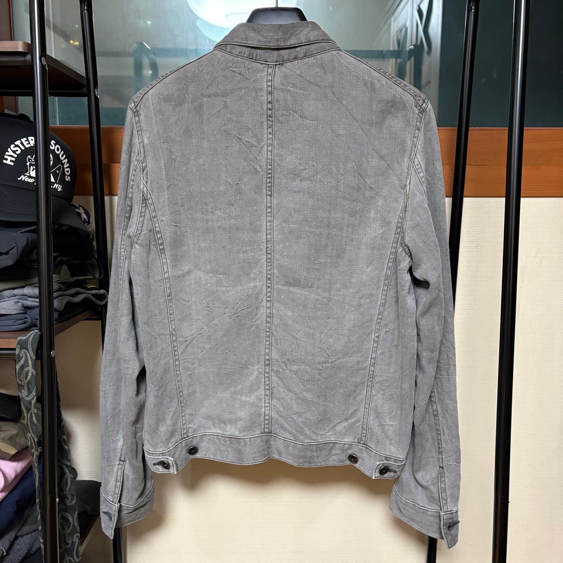 Attachment 어태치먼트 그레이 린넨 자켓 상품이미지5