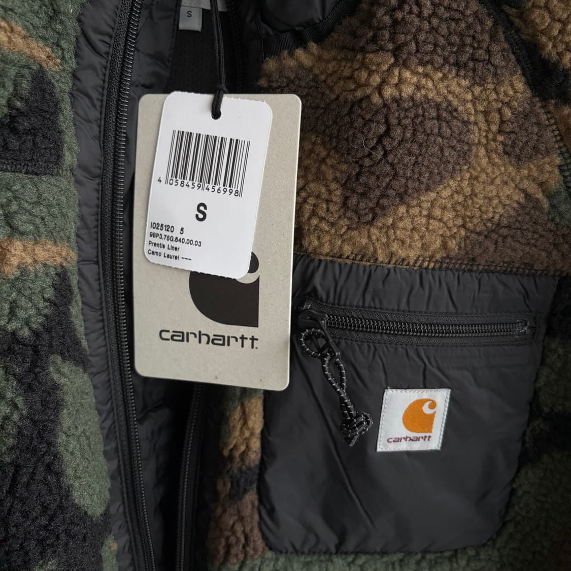 [새상품]칼하트WIP 프렌티스 라이더 후리스 자켓 카모 상품이미지3