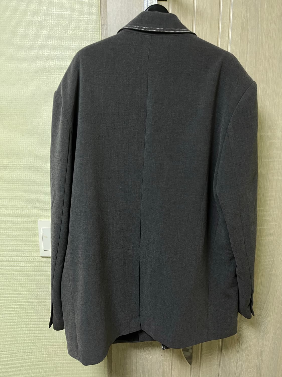 MUSUI 블레이저 L 회색 오버핏 상품이미지2