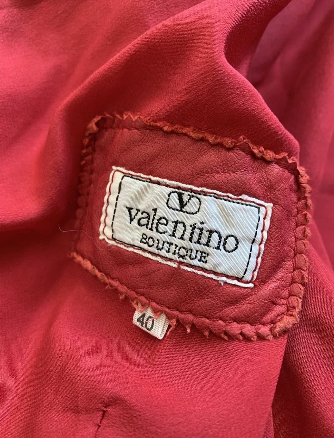 1980‘s 발렌티노 부띠끄 가죽자켓 상품이미지3