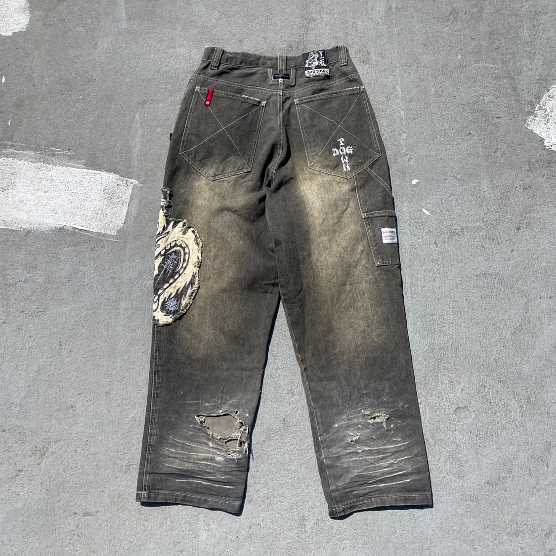 DOGTOWN 도그타운 독타운 드래곤 용 그런지 카펜터 데님팬츠 상품이미지2