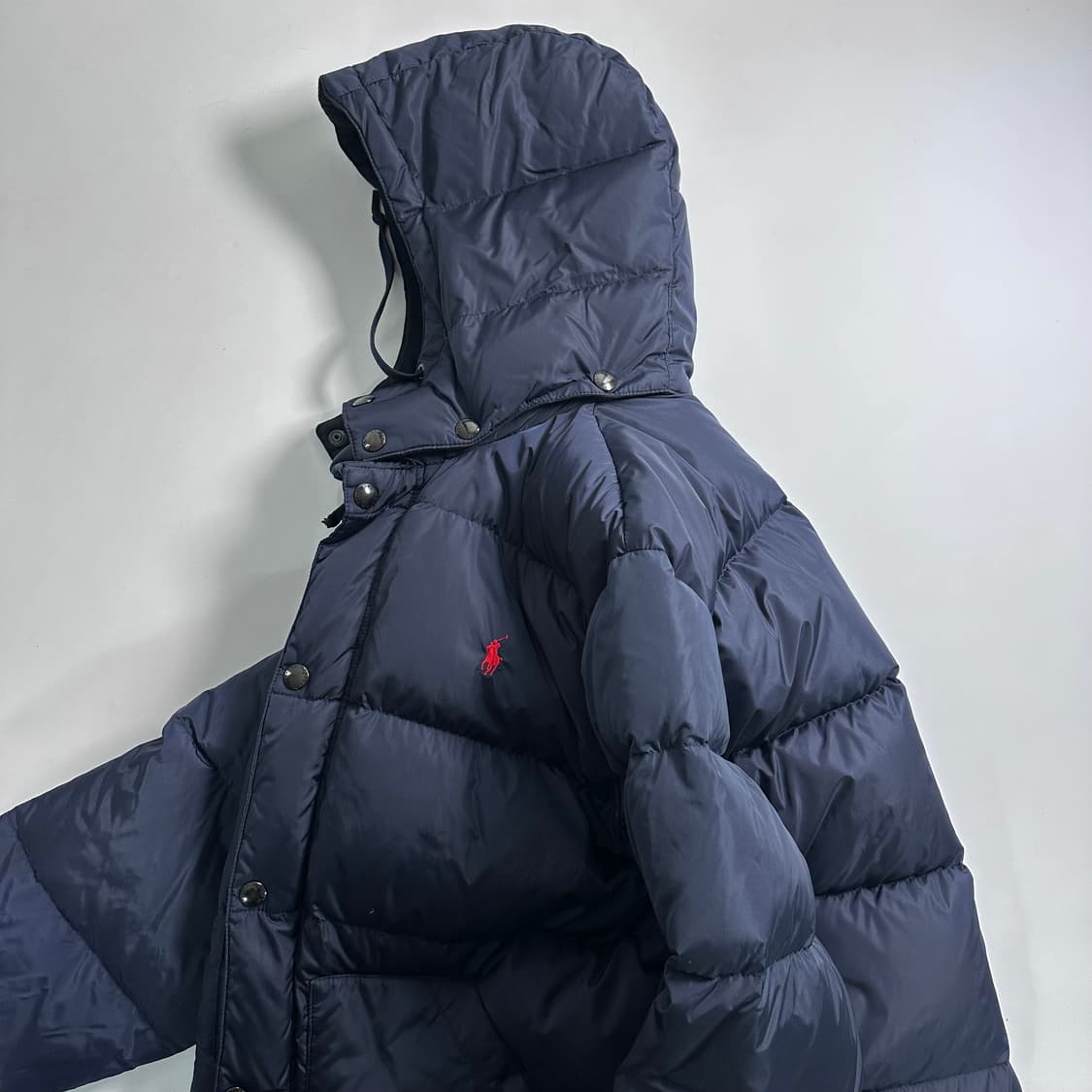 폴로 랄프로렌 네이비 후드 다운 파카 상품이미지2