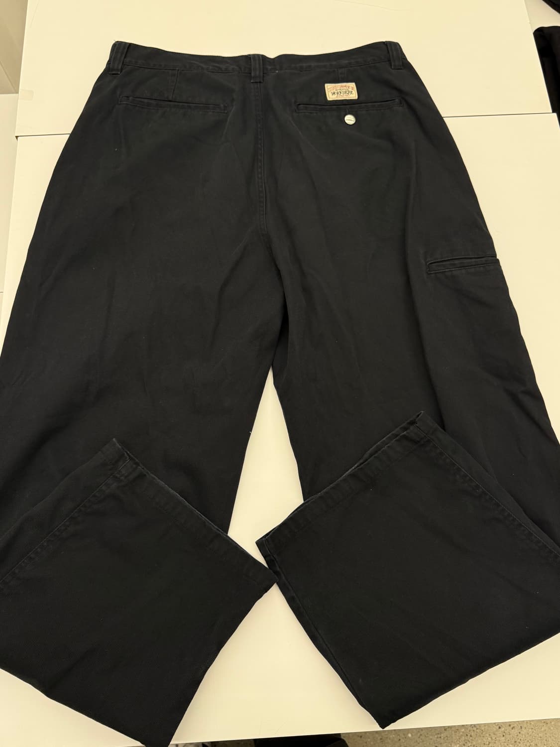 스투시 치노 워크 팬츠 34 블랙 상품이미지7