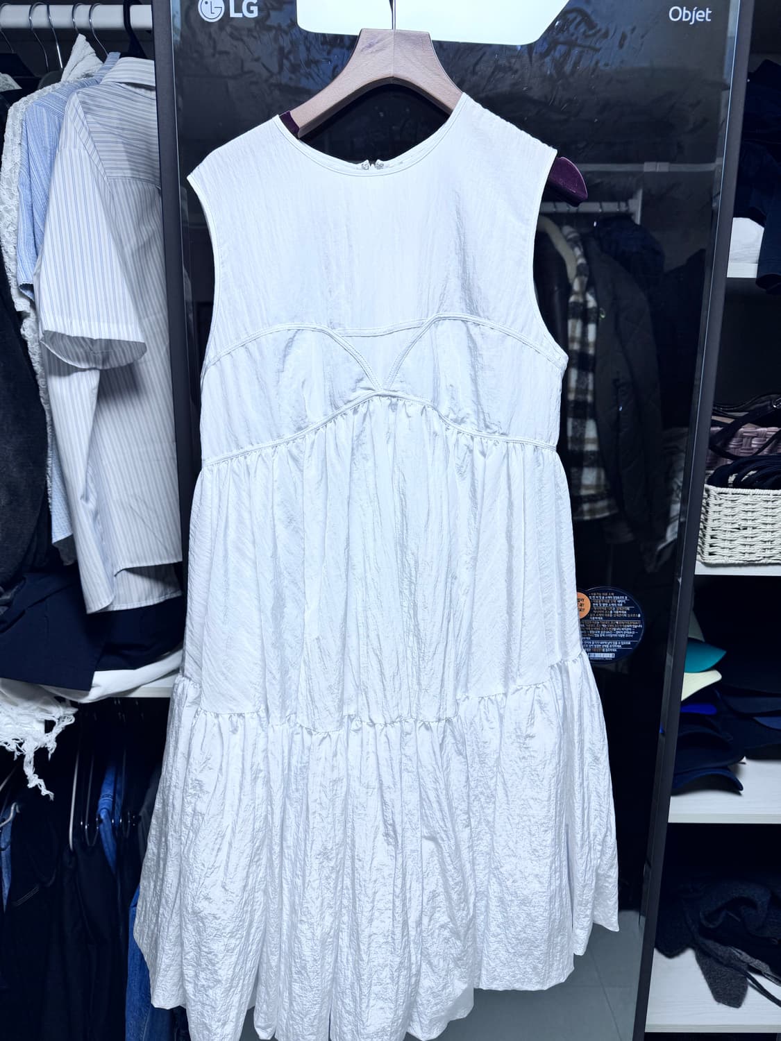 (중고/m) stu women's poplin sleevless 상품이미지5
