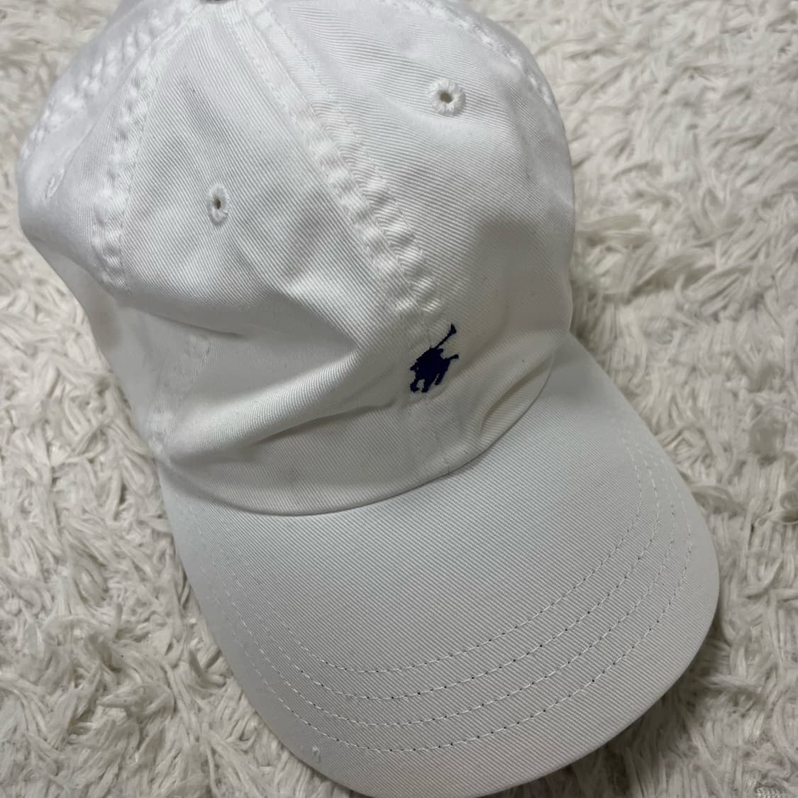 Polo Ralph Lauren white ball cap (내부 이염) 상품이미지2