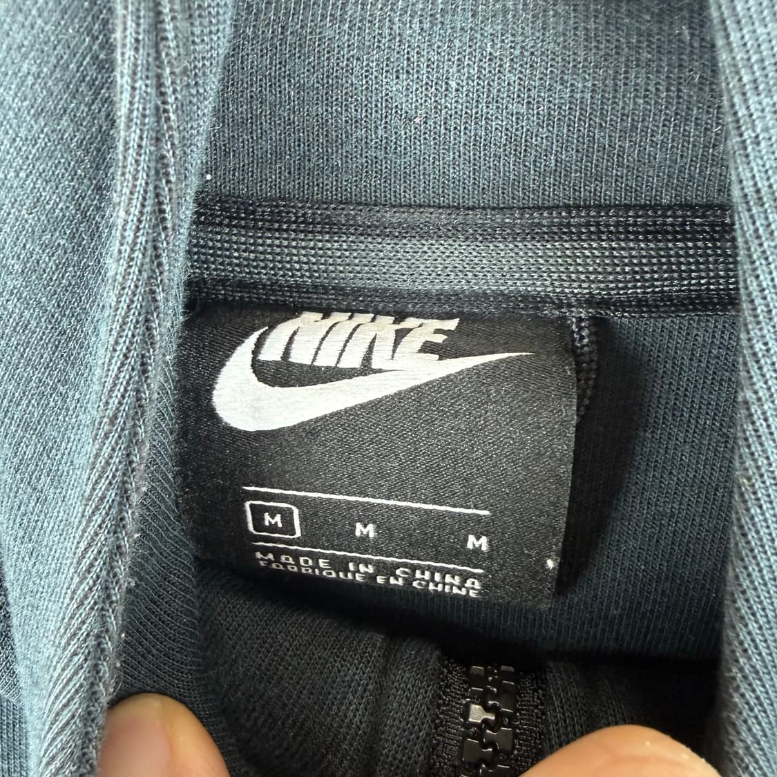 M) 나이키 테크플리스 후드집업 블랙 상품이미지3