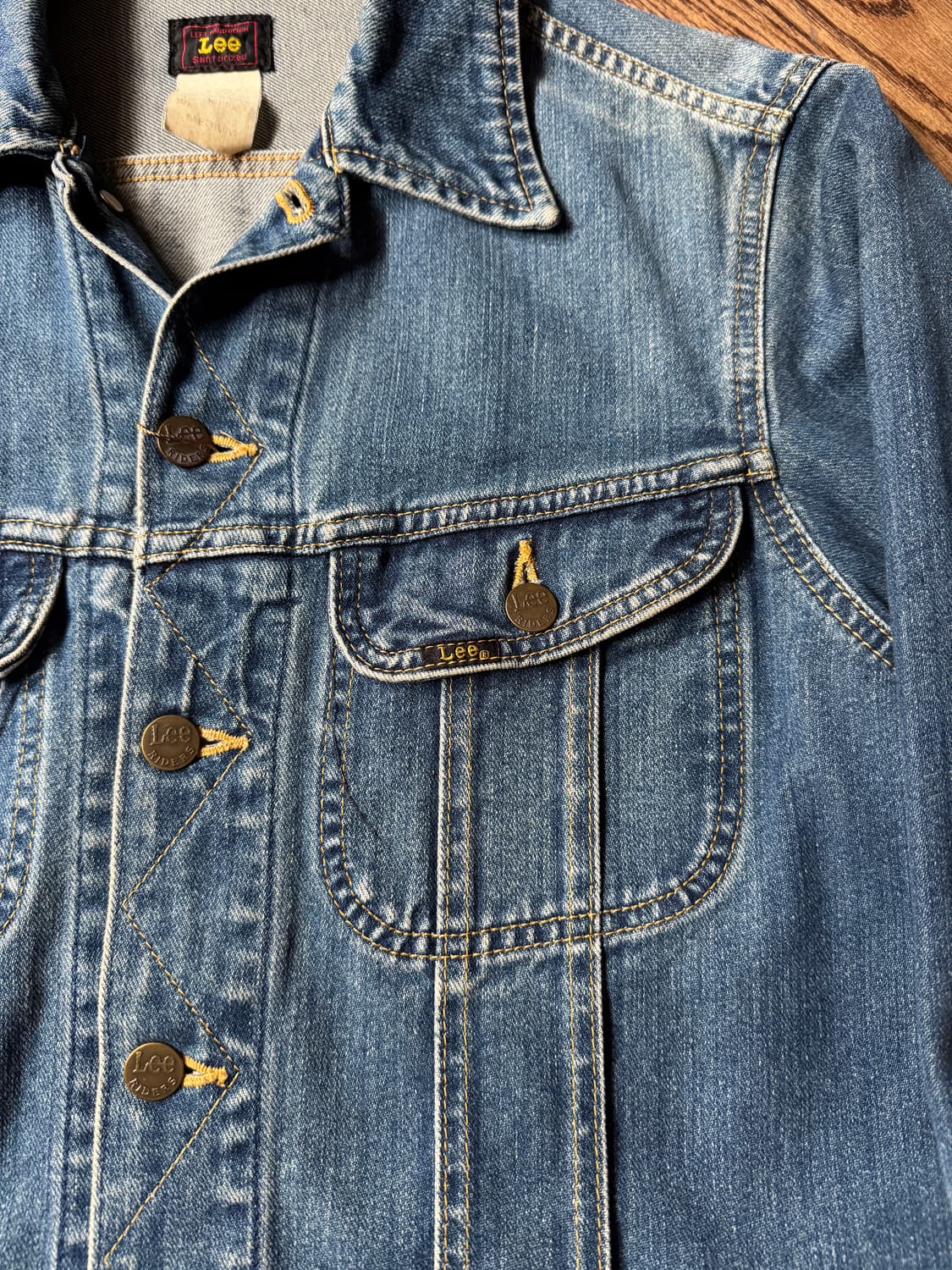 [M]Lee Japan 0411 빈티지 워싱 데님 트러커 자켓 상품이미지3