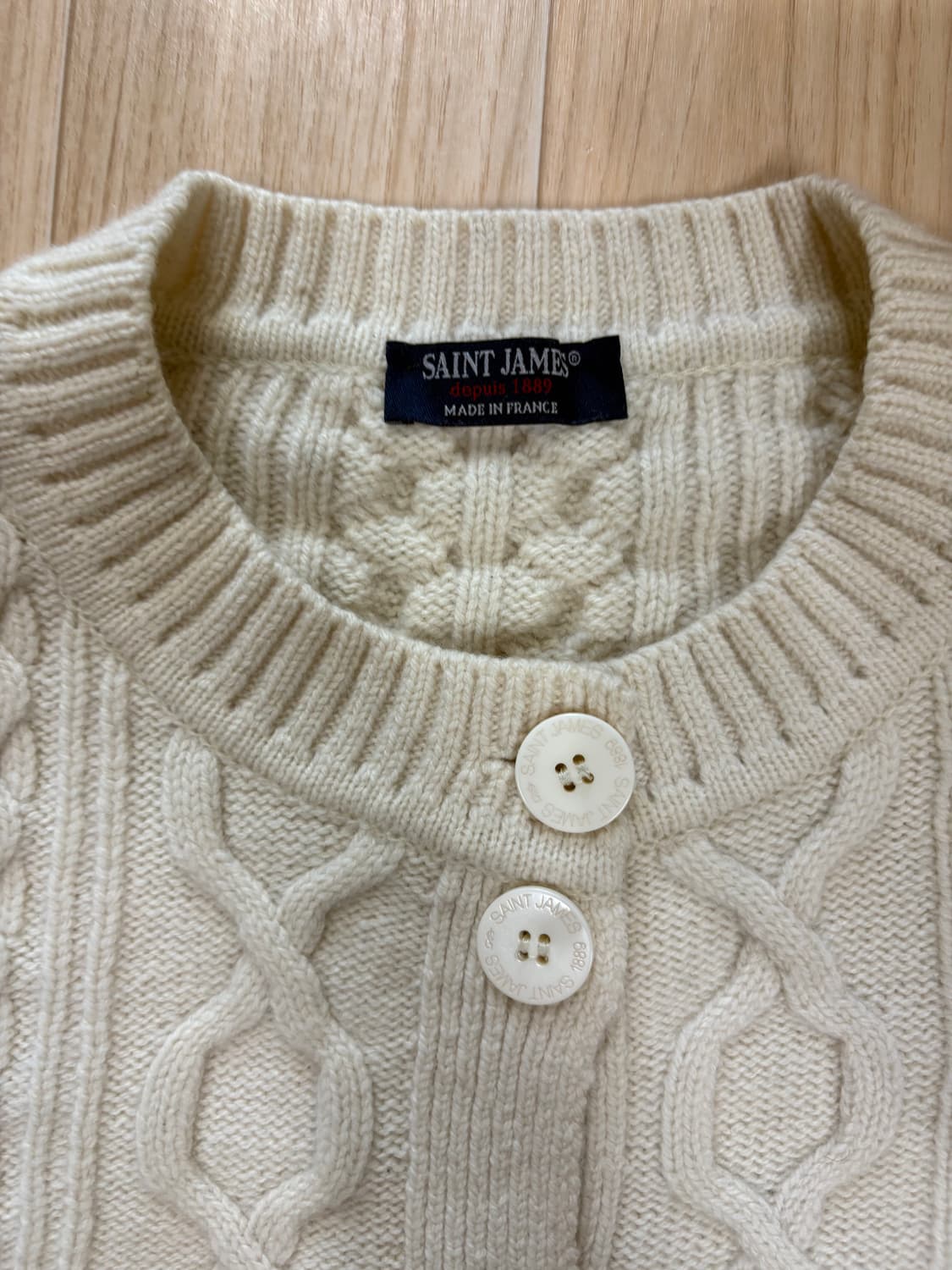 세인트제임스 케이블 니트 가디건 상품이미지2