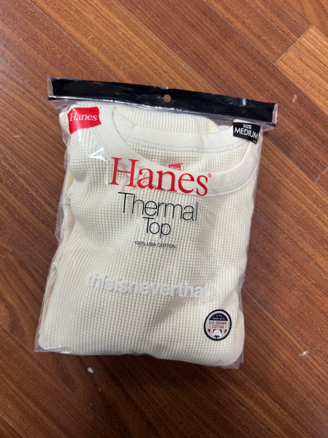 [M] HANES 헤인즈 X 디스이즈네버댓 써멀 롱 슬리브 크루넥 상품이미지2