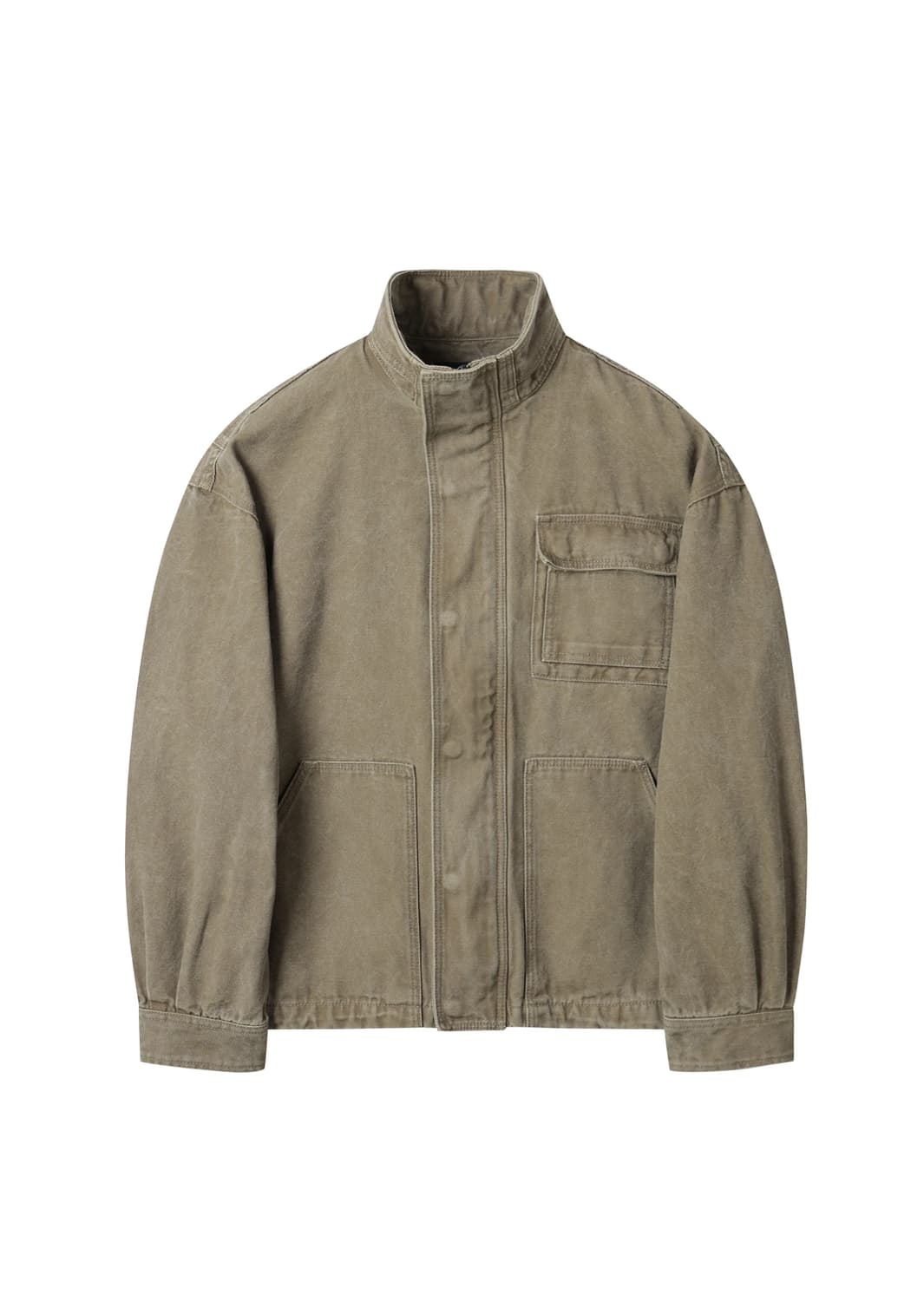 커스텀멜로우 베이지 옥스포드 코튼 다이드자켓 95사이즈 새상품 상품이미지4