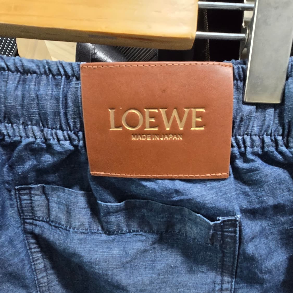 ​[매장가 200만대] 로에베 피셔맨 드로스트링 데님 쇼츠 (XL) 상품이미지1