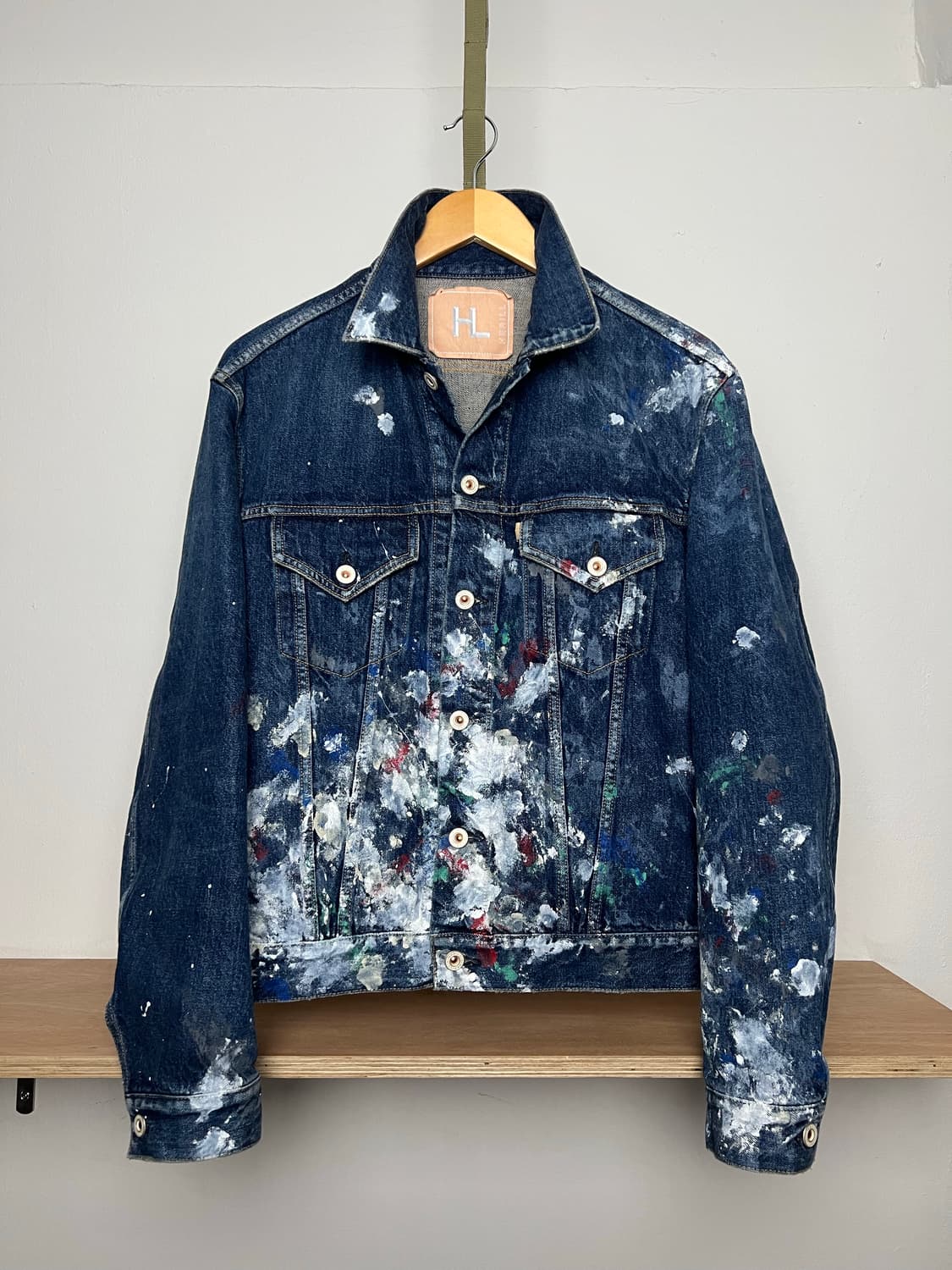 HERILL 헤릴 스플래쉬 데님 자켓 splash denim jacket 상품이미지4