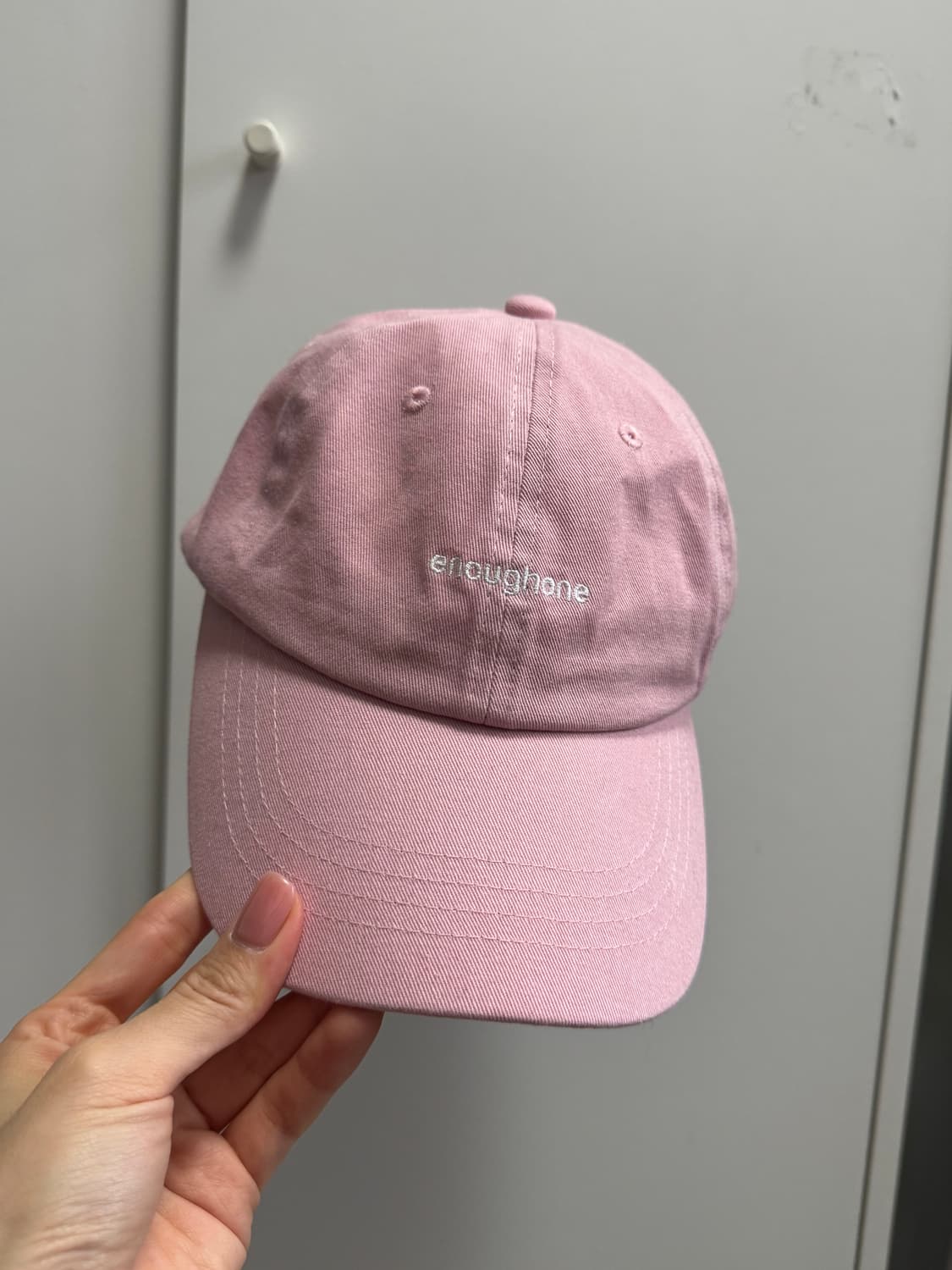 이너프원 볼캡 핑크 상품이미지1