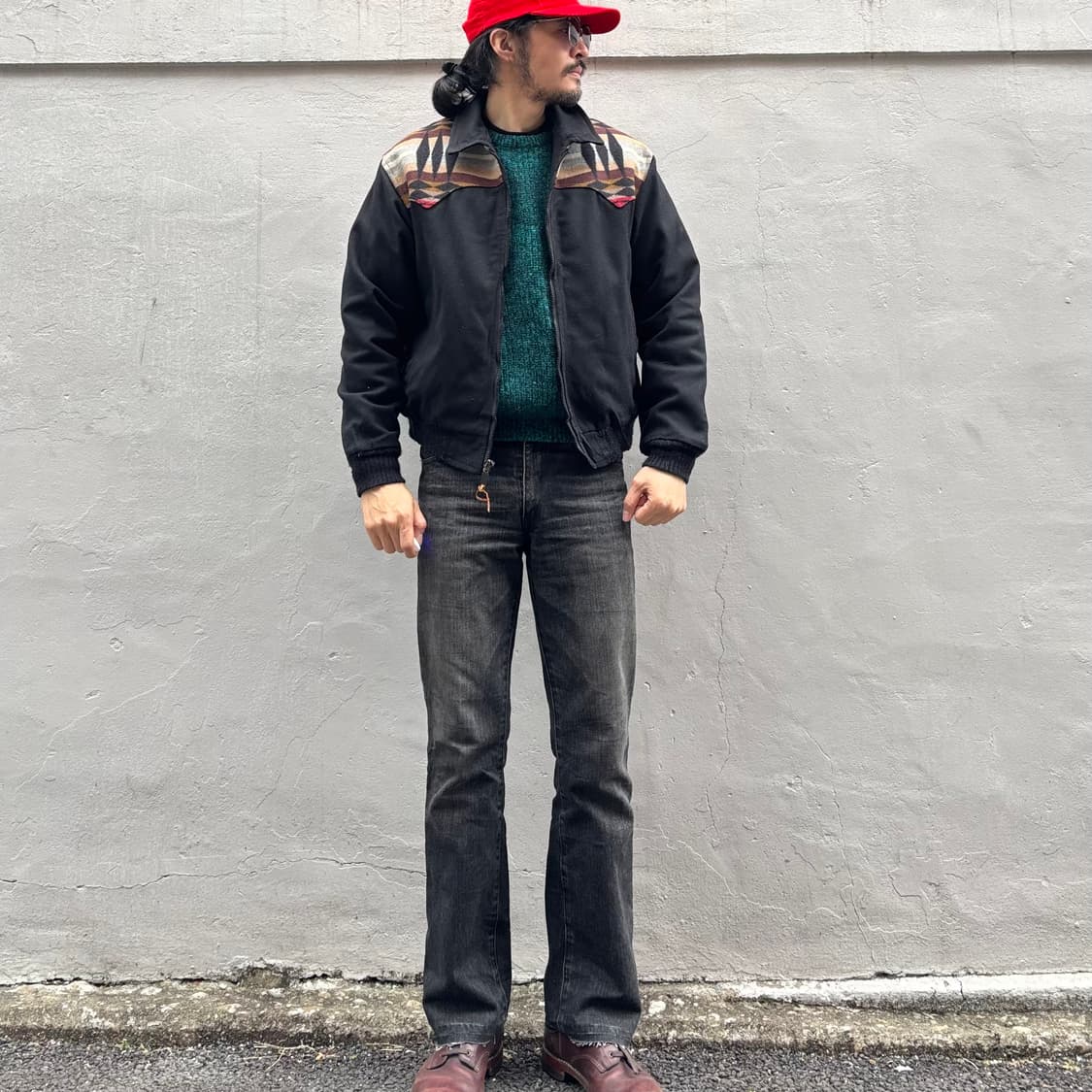 80년대 미국 펜들턴 나바호 웨스턴 울 자켓 상품이미지9