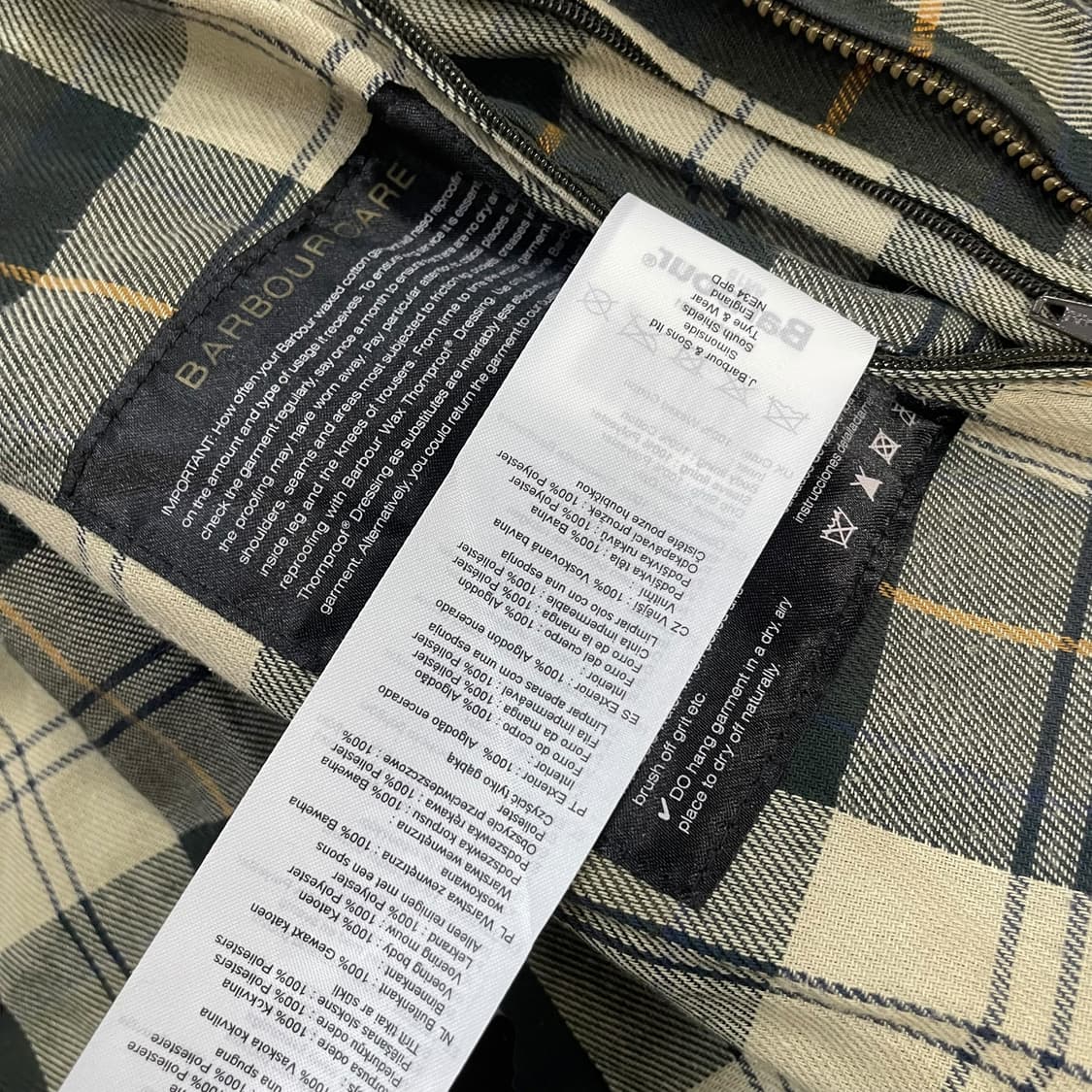 바버 Barbour 뷰포트 왁스 자켓 세이지그린 상품이미지6