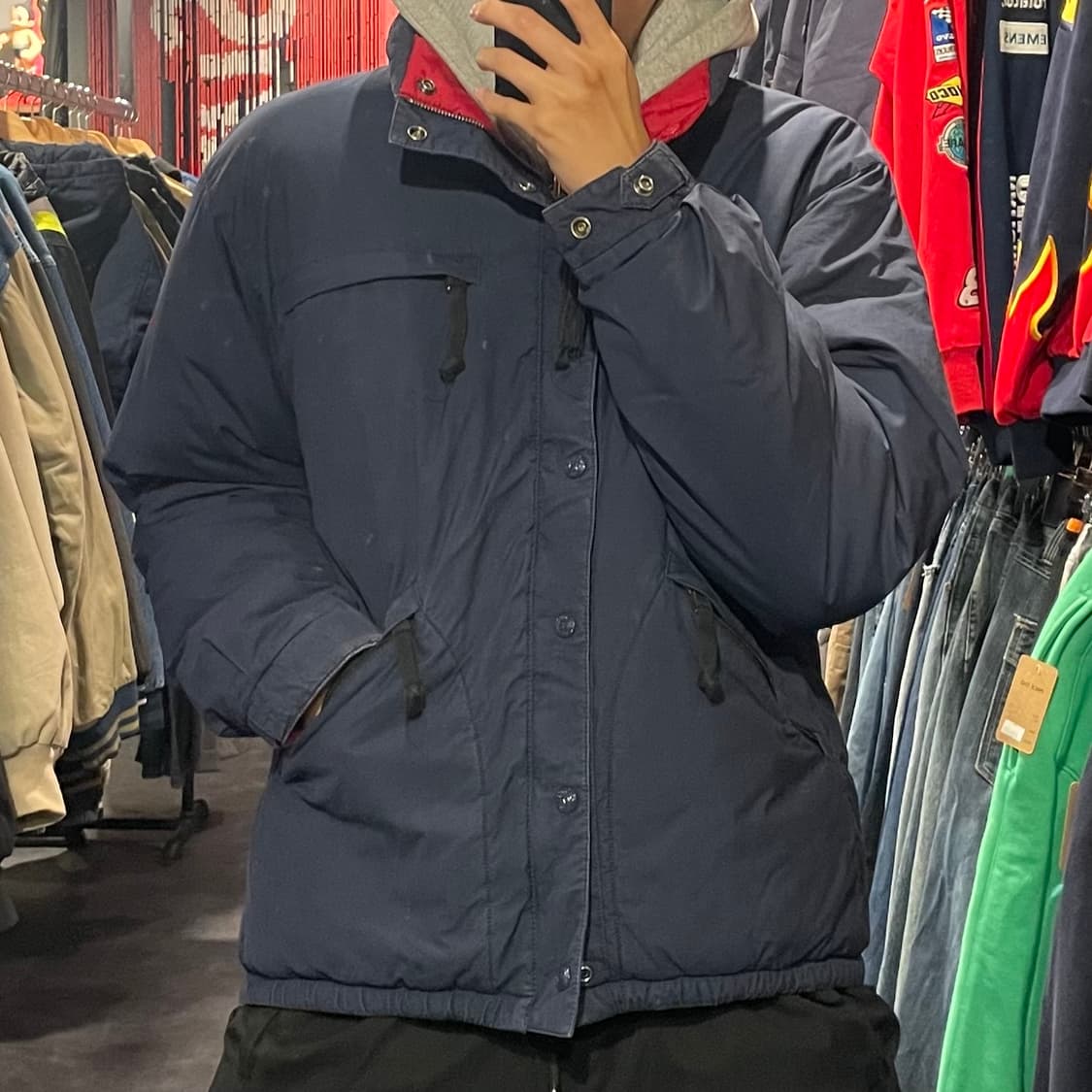 [IM] Polo Jeans 폴로 진 리버시블 패딩(후드O)  상품이미지1