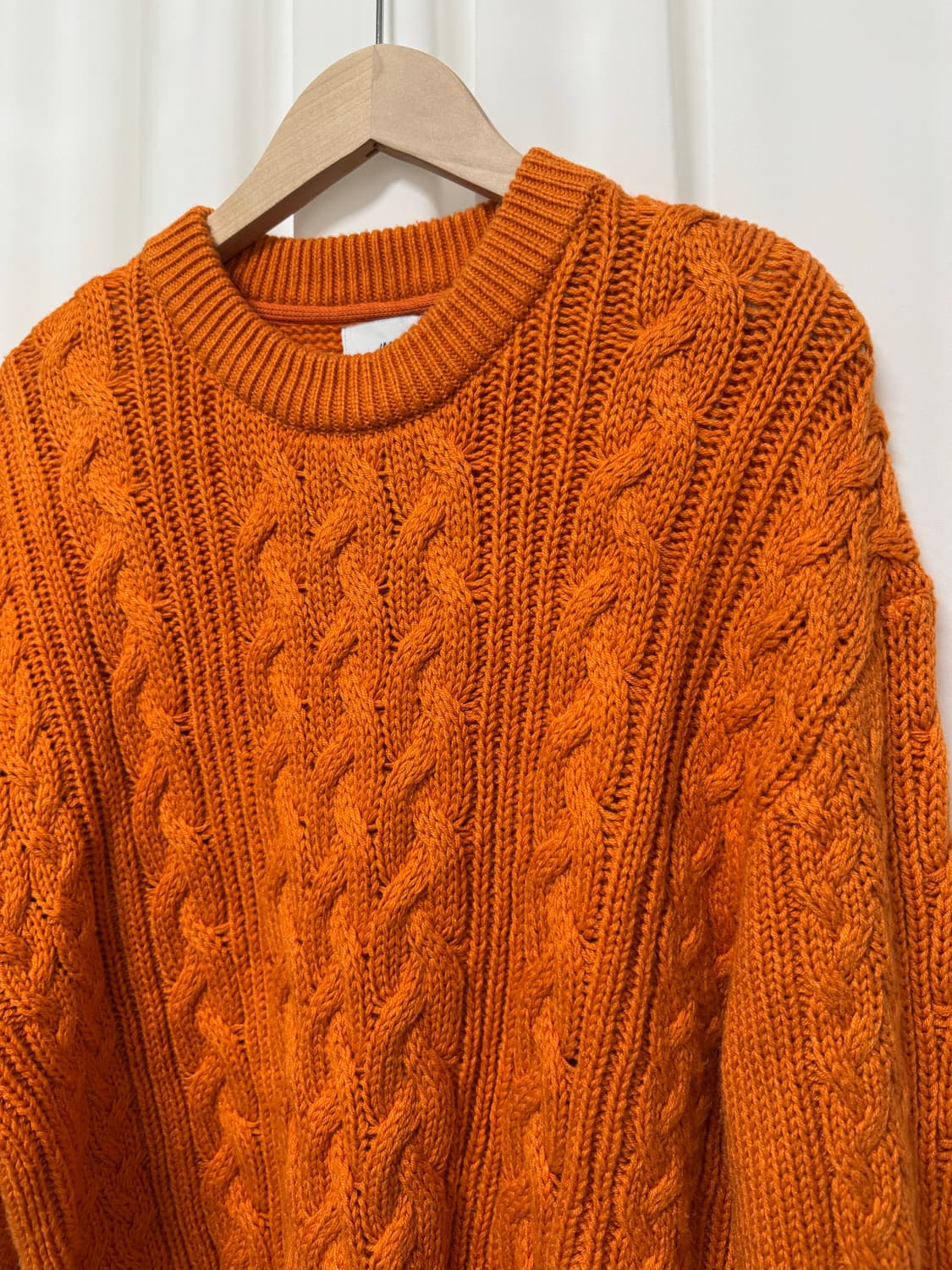 H&M 오렌지 니트스웨터 상품이미지7