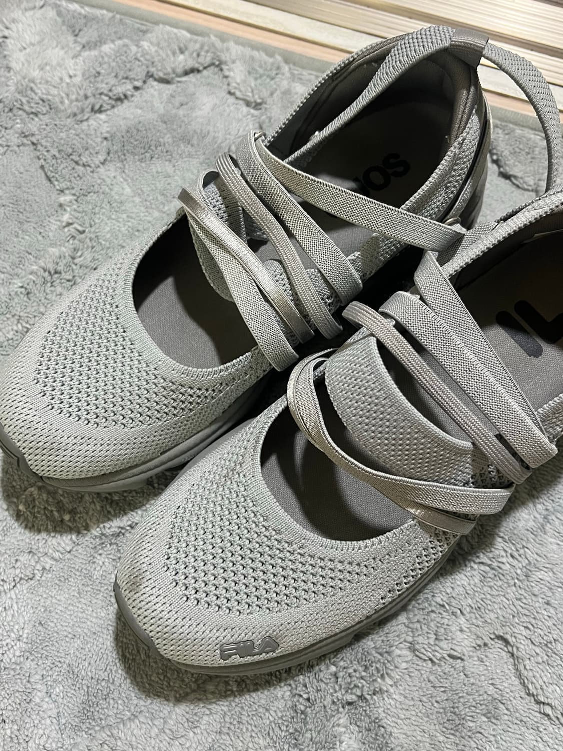 (W) 휠라 x 오호스 RGB 피어 3.0 MJ 그레이 상품이미지1