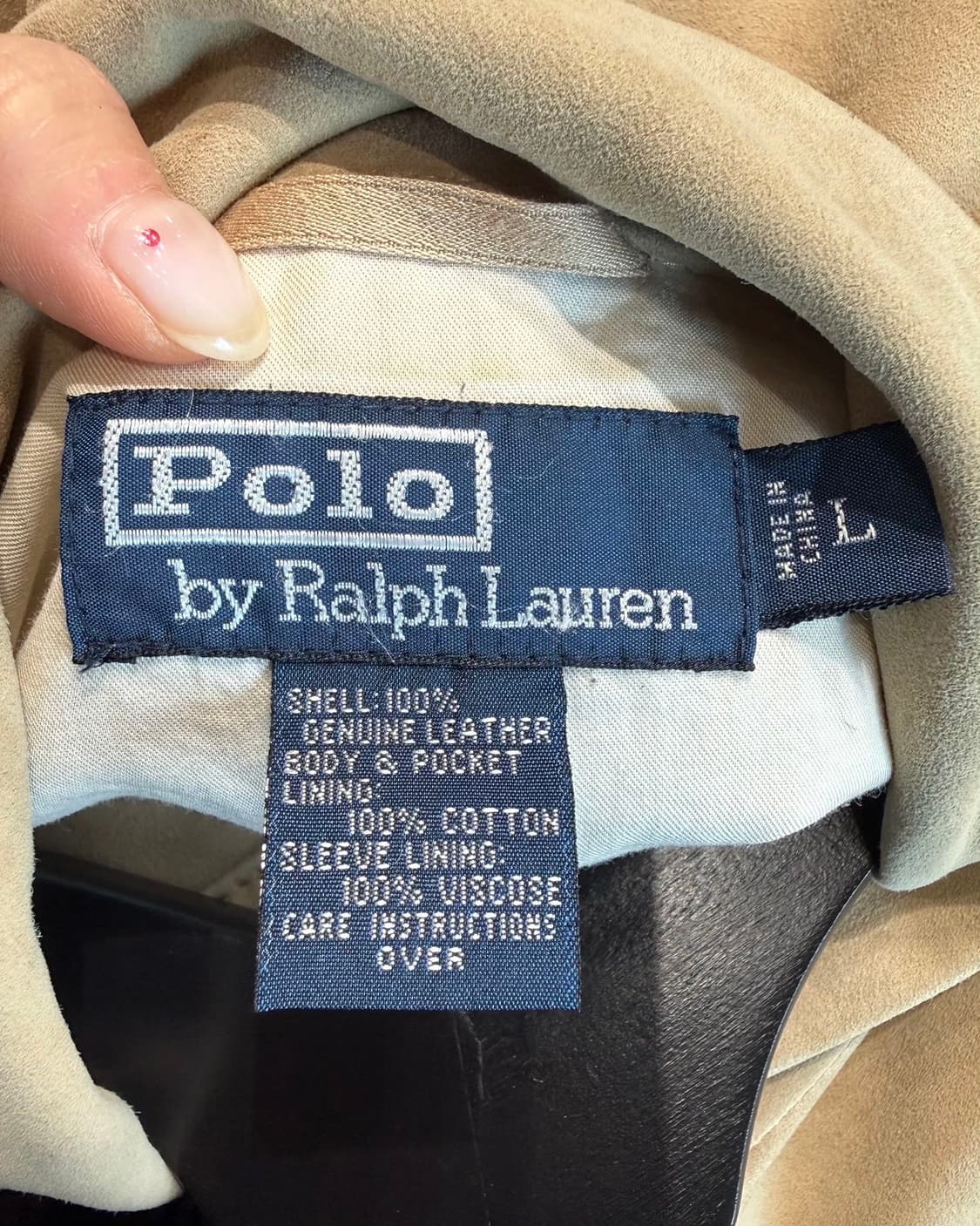 폴로 랄프로렌 베이지 스웨이드 워크 자켓  상품이미지8